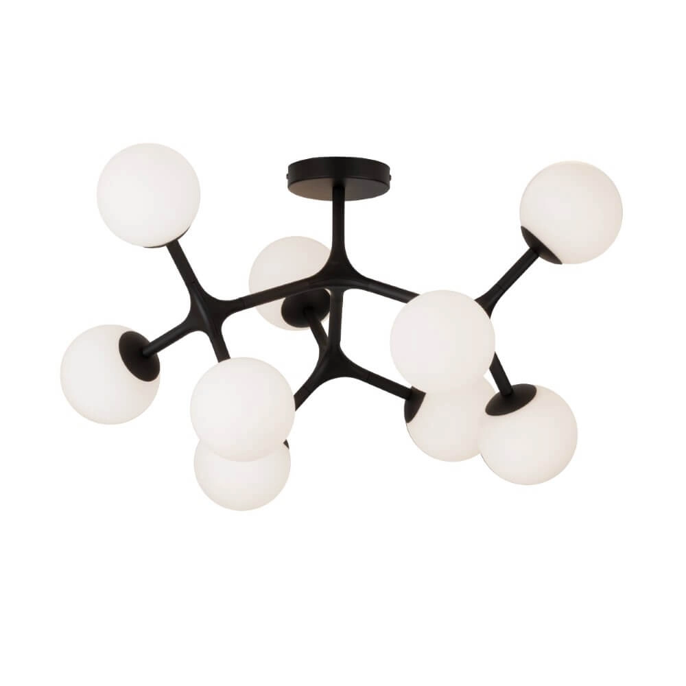 Plafonnier design Maragall 9 lumières noir Plafonnier design Maragall 9 lumières noir