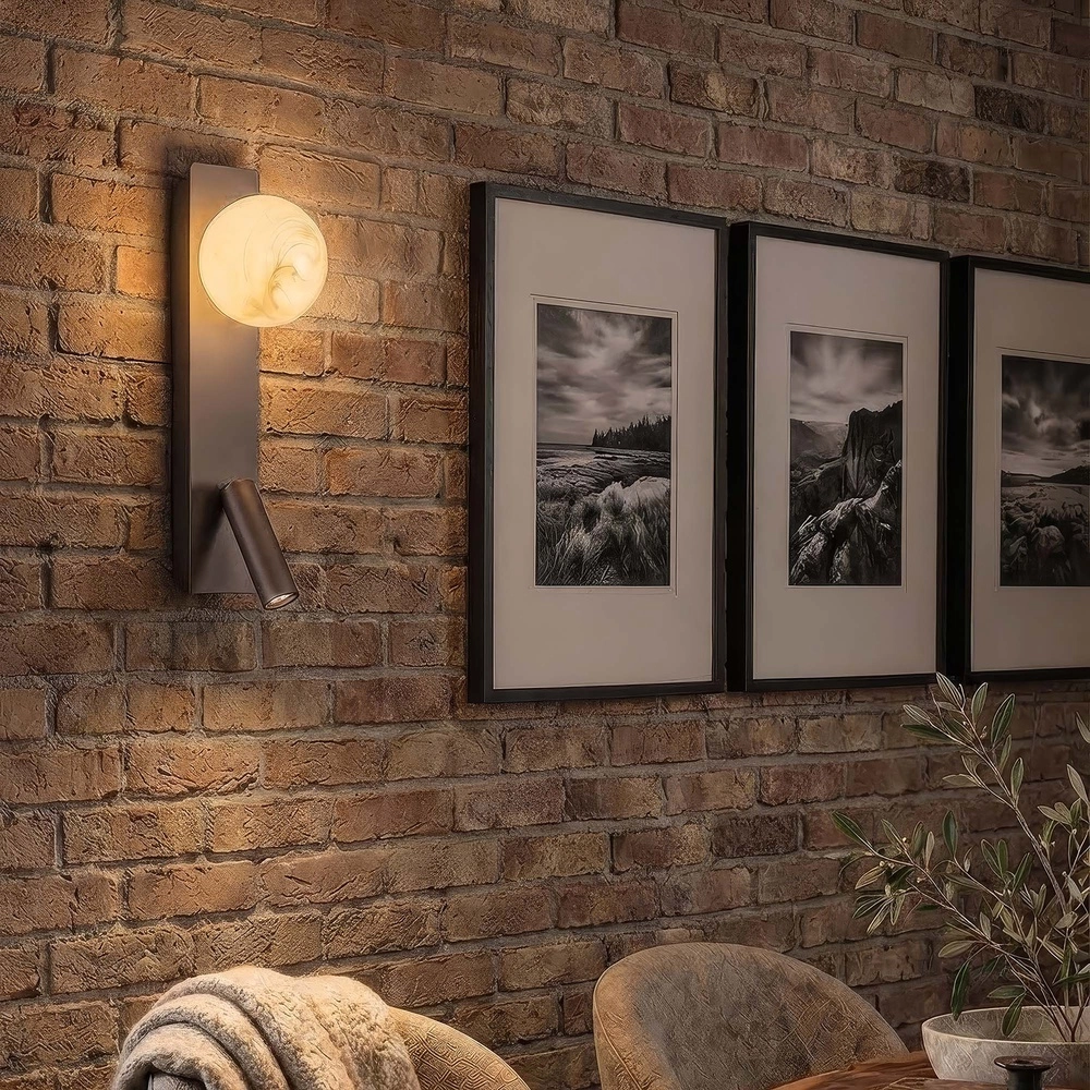 Lampe murale Carrara Brown Searchlight 5,05342E+12