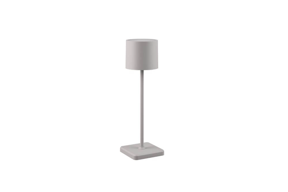Lampe de table rechargeable Fernandez gris dehors Trio 4017807564341
