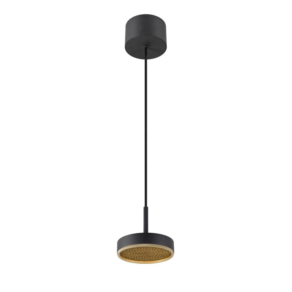 Suspension Grip! Flat noir avec or Ø 14cm SLV 4024163304252