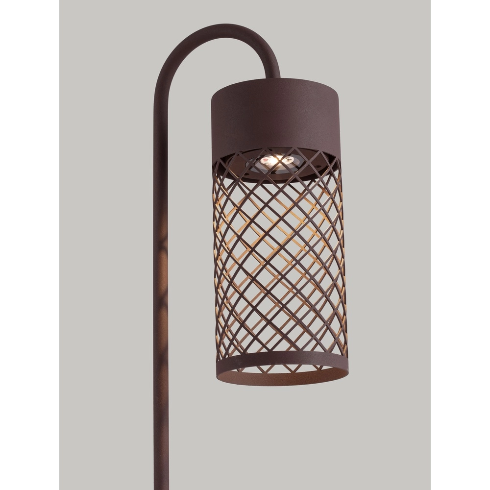 Lampe de jardin Motley 100cm brun rouille Lyora 5212017465221