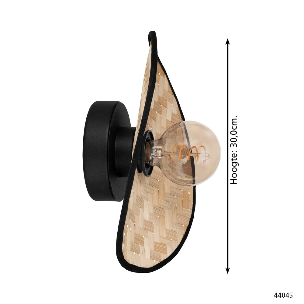Lampe murale en rotin Marywell Ø 30cm - 1x E27 Eglo 9002759440459