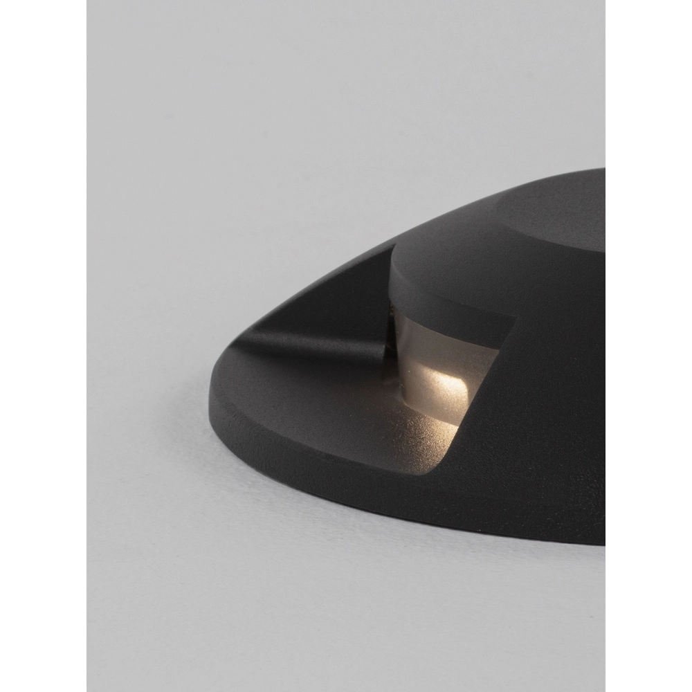 Emplacement plat monté en surface au sol Grado noir - 13W Lyora 5212017497918