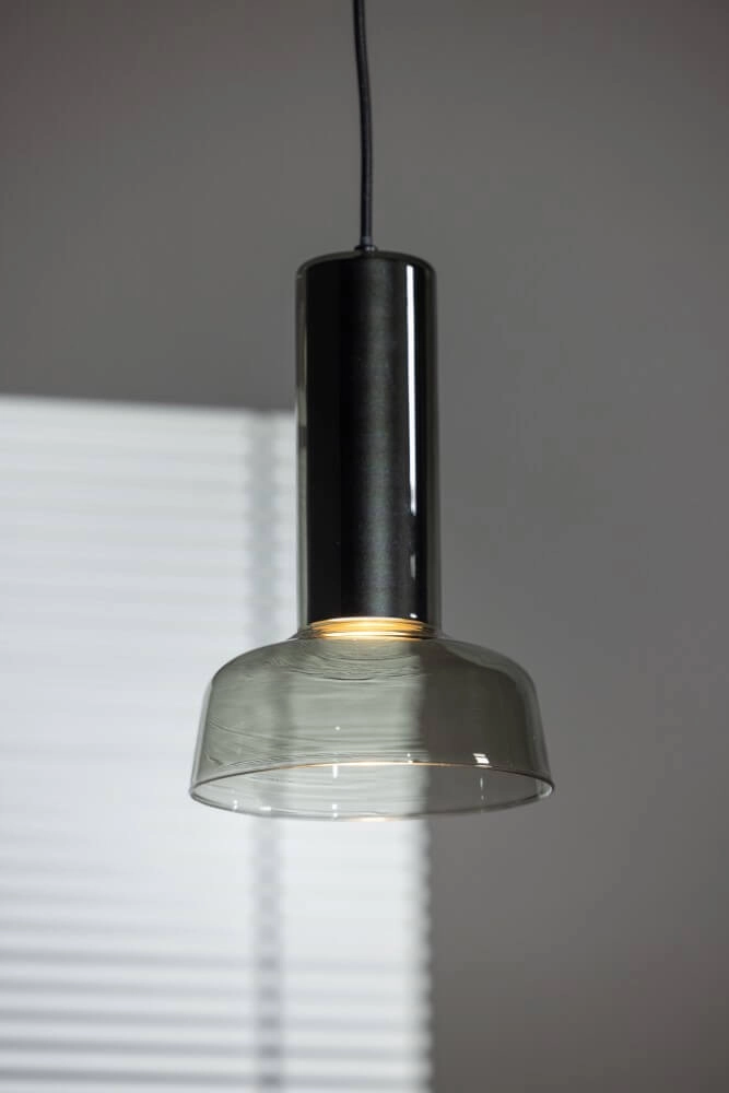 Lampe suspendue Beal verre fumé Ø 18cm ETH 8720195308256