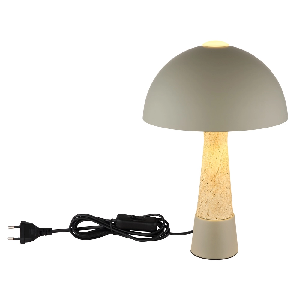 Lampe de table unique Paulin gris Globo 9007371572694