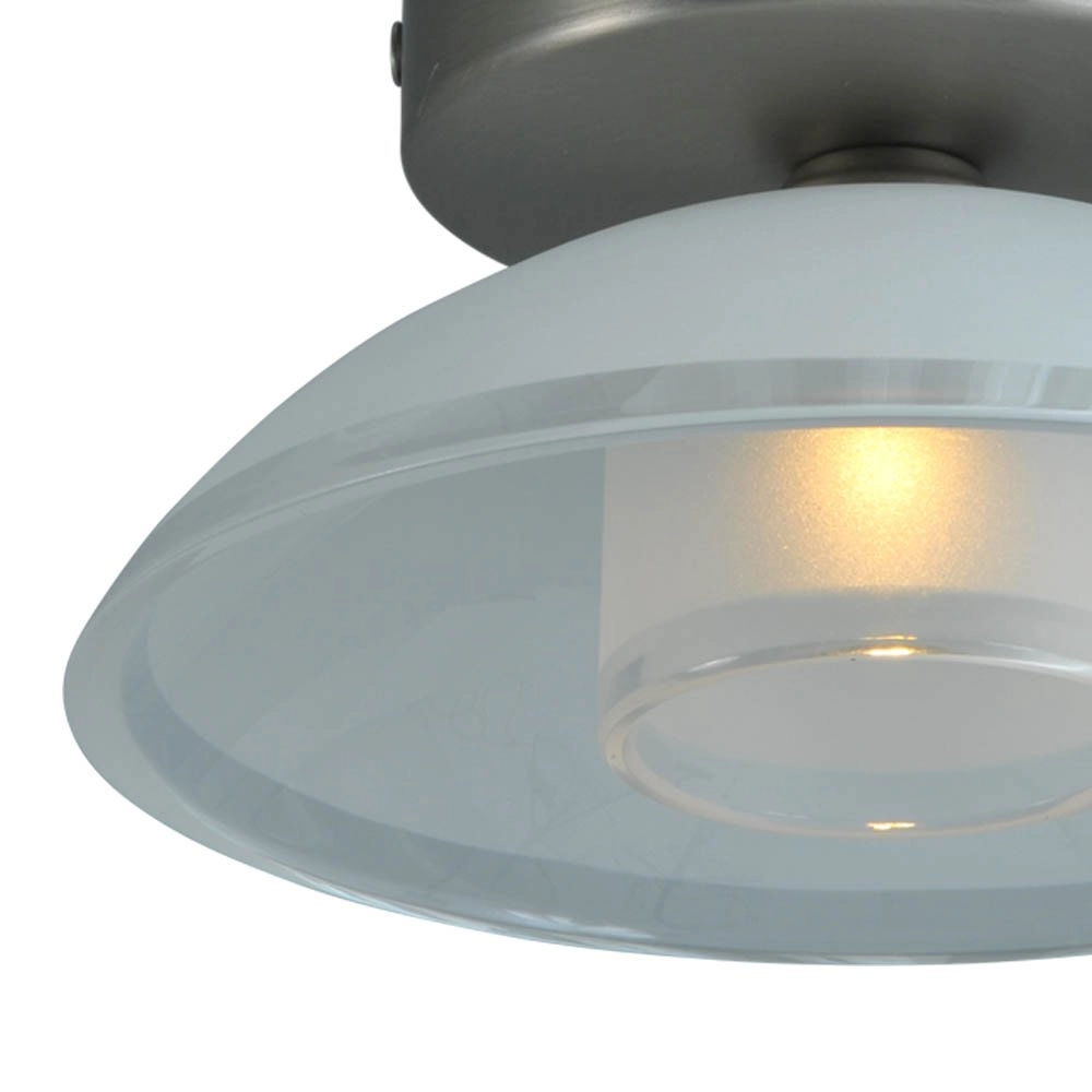 LED plafonnier Melani gris métallisé Masterlight 8718121212647