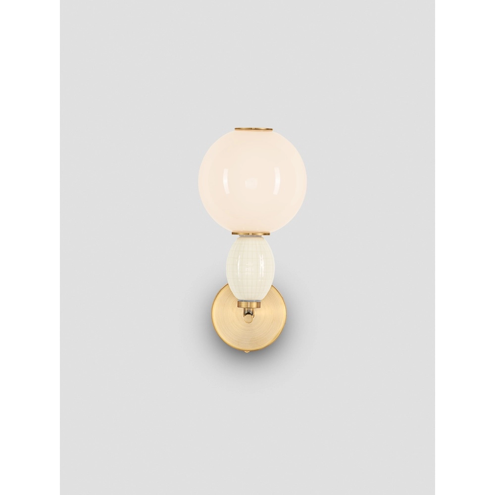 Applique murale Obrie Or avec blanc Lyora 5212017484215