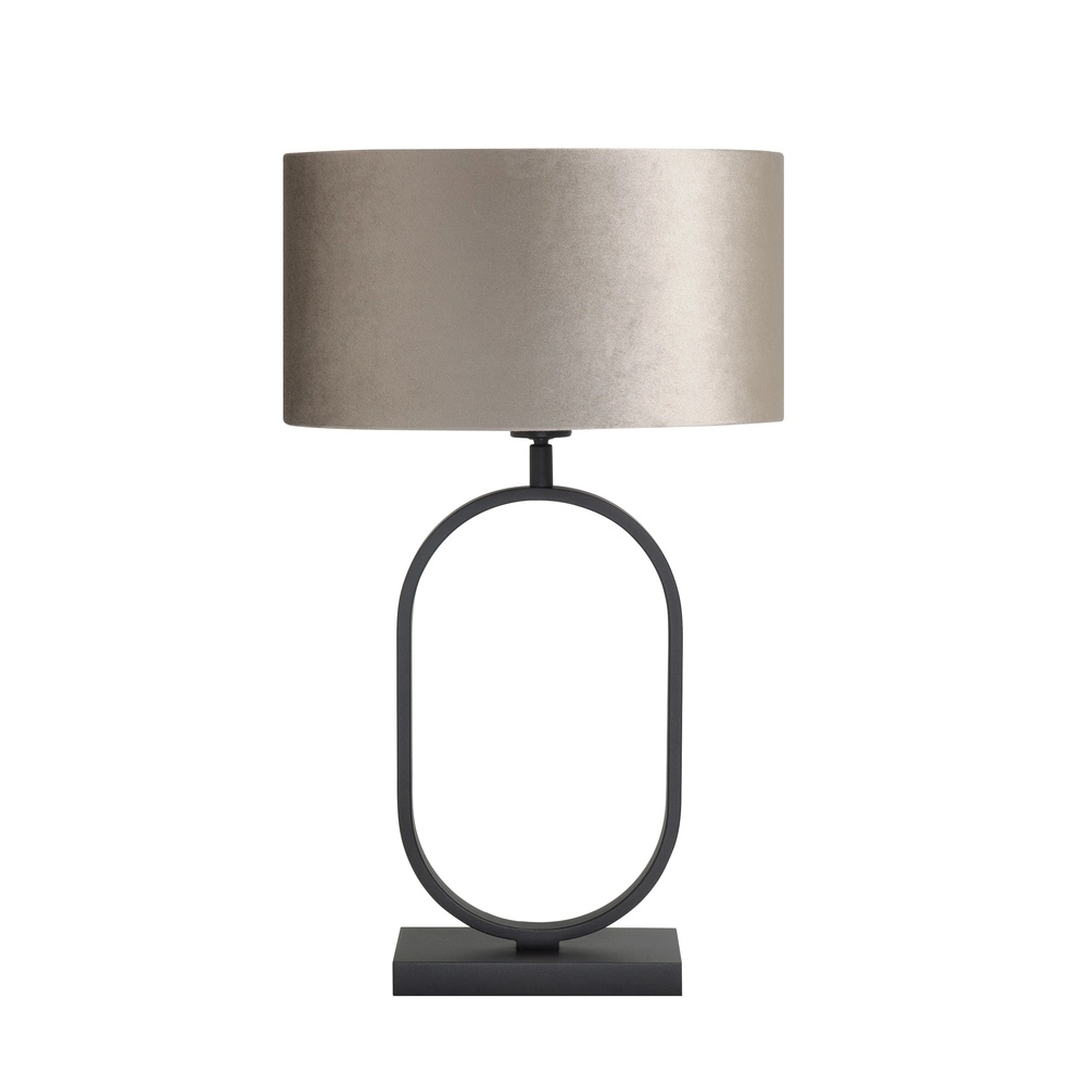 Lampe de table design Verona Ovale noir