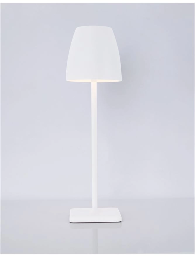 Lampe de table rechargeable Colt 38cm blanc Lyora 5212017425492