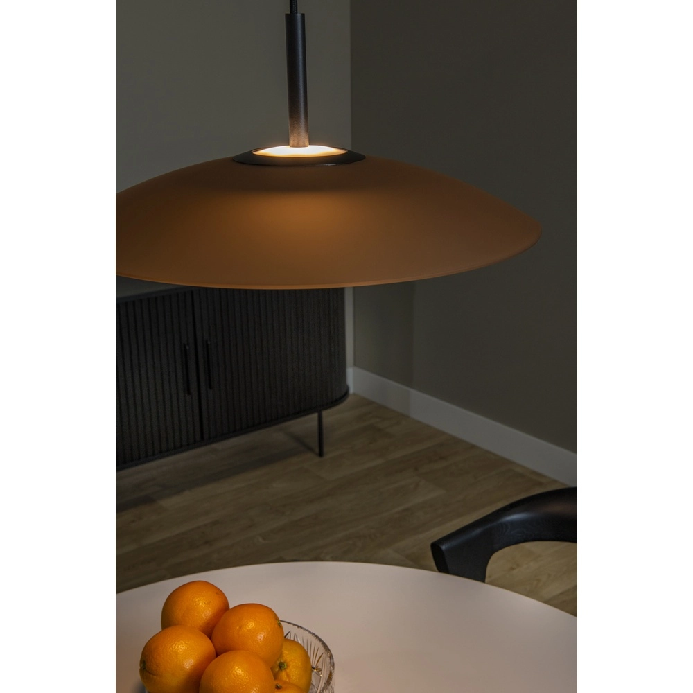 Lampe suspendue élégante Menga Ø verre ambré de 40 cm Premium by Lucide 5411212251190