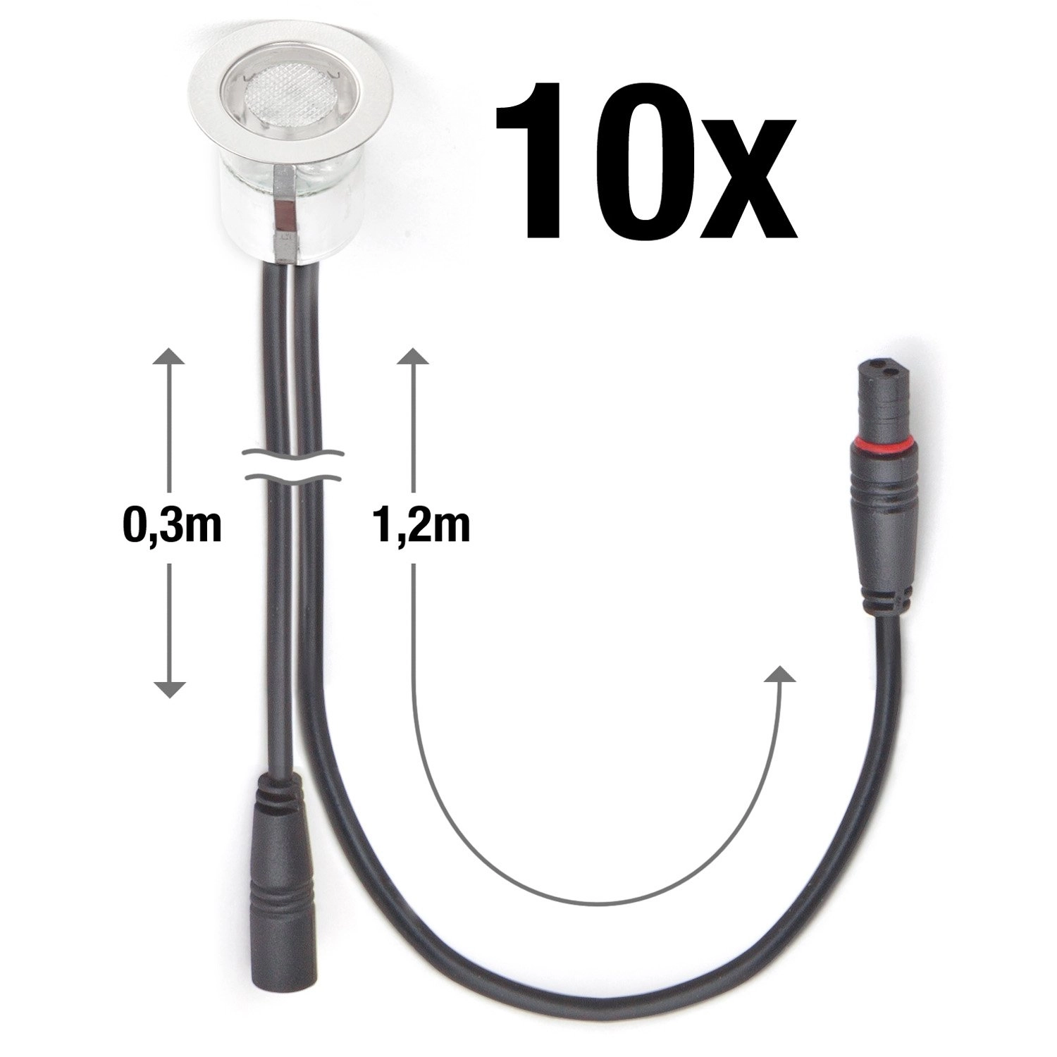 Lampe globe Cosa 30 10x 6500K Brilliant 4004353047398