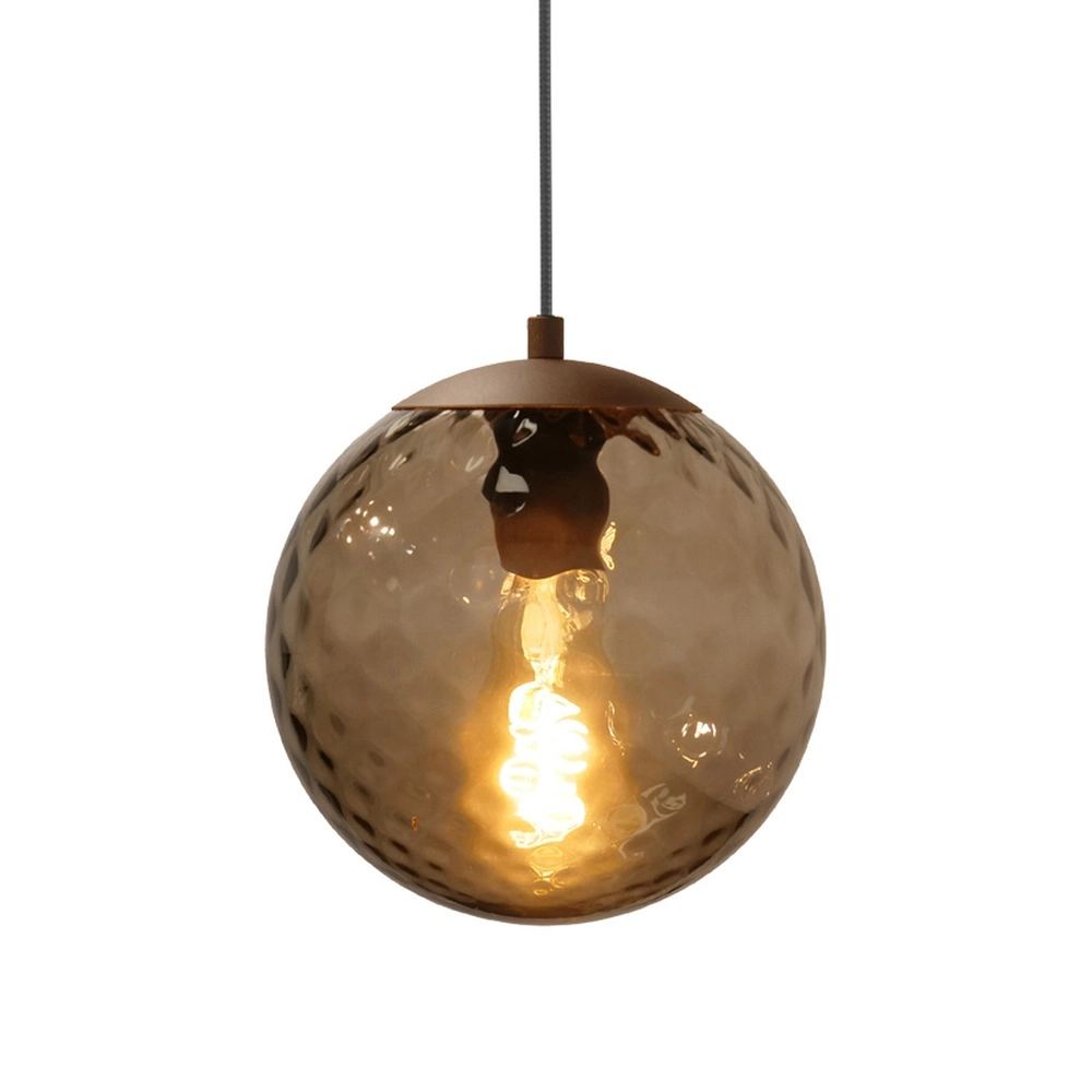 Lampe pendante à 3 lampes Rondo 2 Bronze foncé Eglo 9008606390243