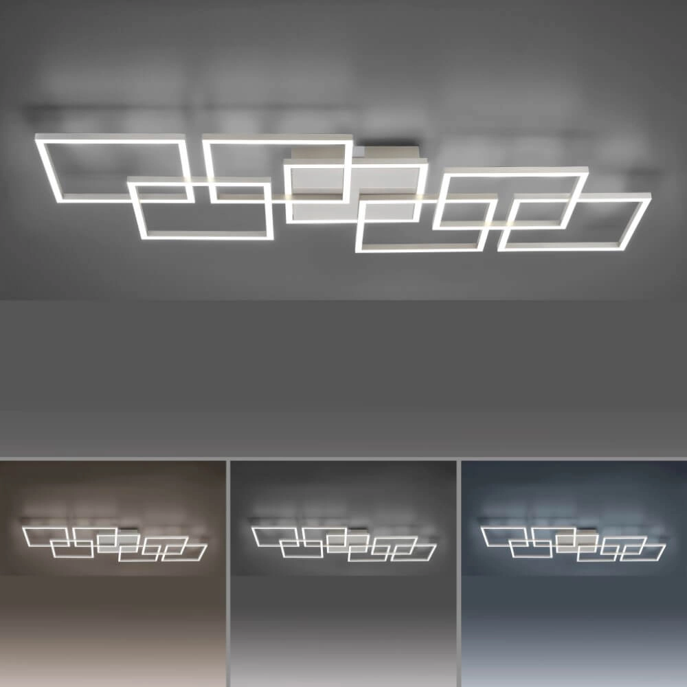 Plafonnier moderne Q-Inigo rectangulaire Paul Neuhaus 4012248358092