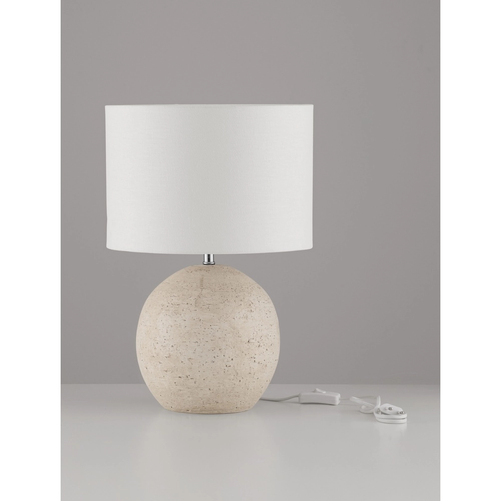 Lampe de table Nagomi beige avec capuche crème Lyora 5212017468222