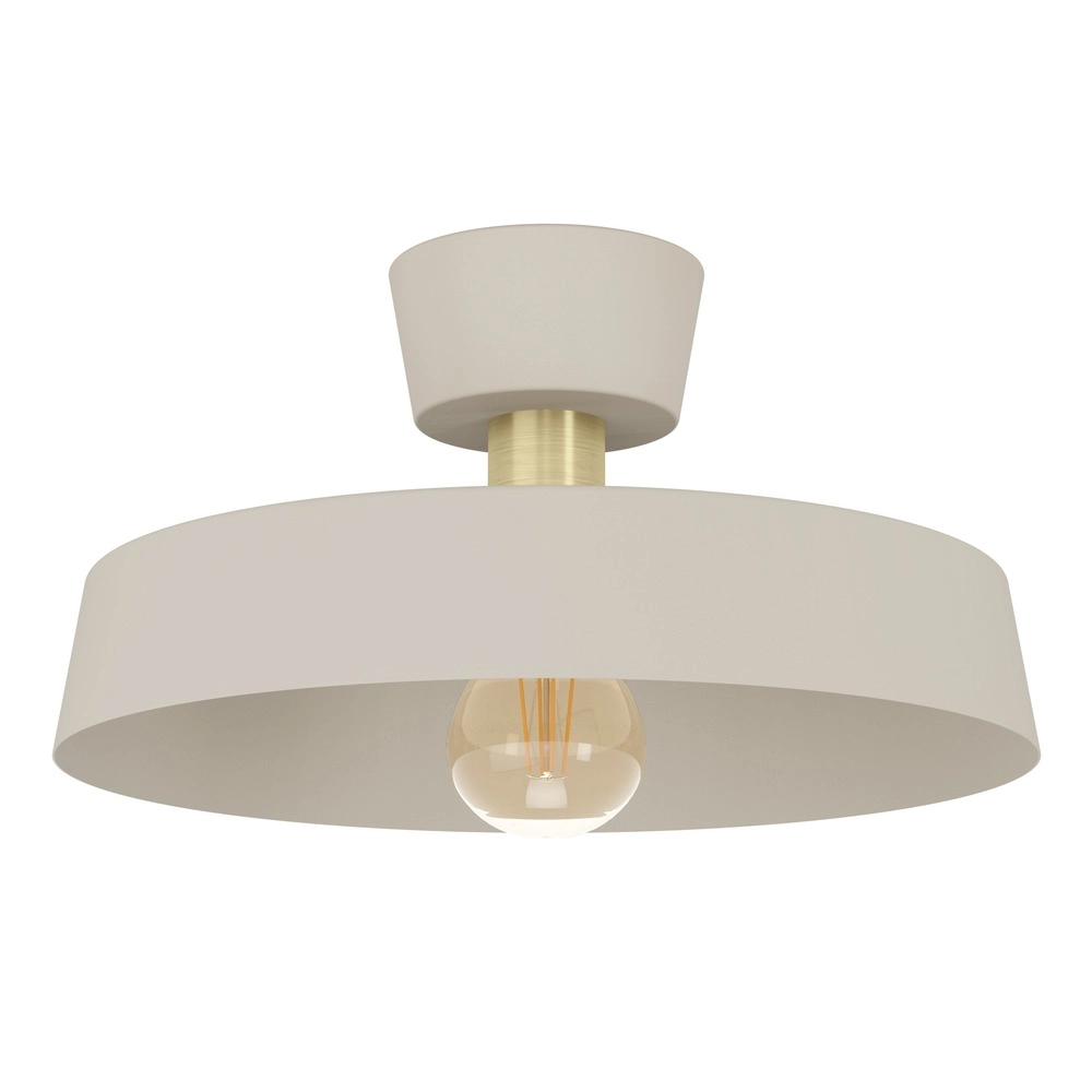 Lampe de plafond à design Valdiola brun sable Eglo 9008606406777