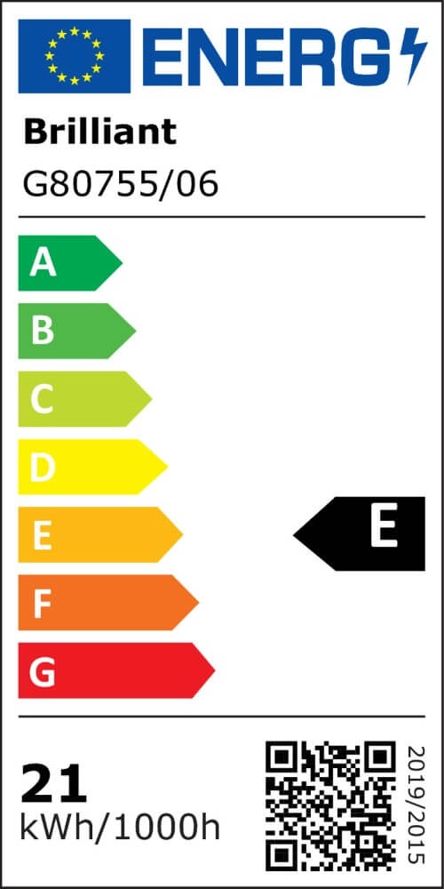 Plafonnier noir Hinton noir Brilliant 4004353442100