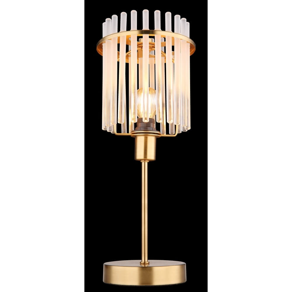 Lampe de table dorée Gorley avec verre Ø 15cm Globo 9007371449811