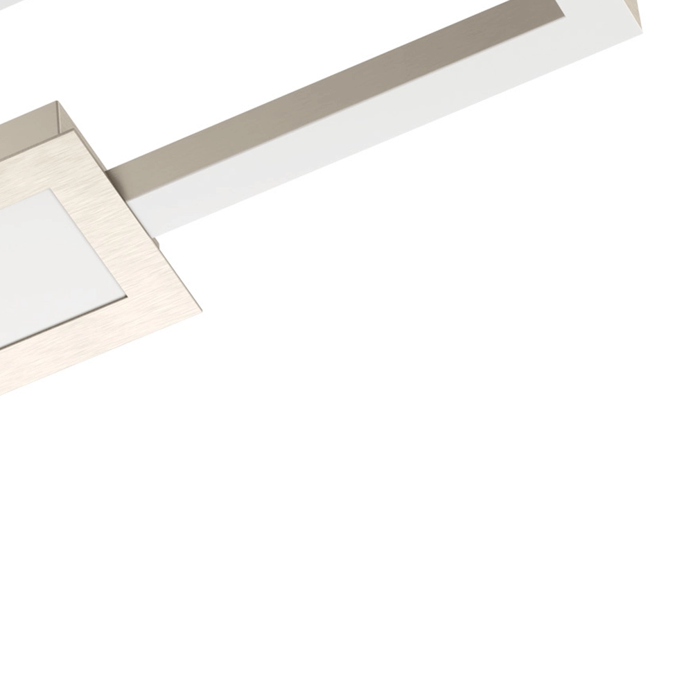Plafonnier en acier inoxydable Monirote avec LED Eglo 9002759997915