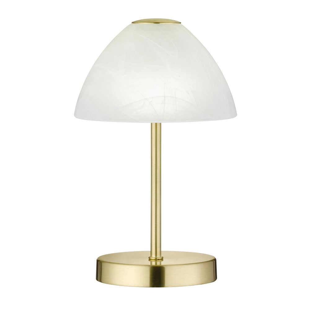 Lampe de table LED Queen 24cm laiton mat