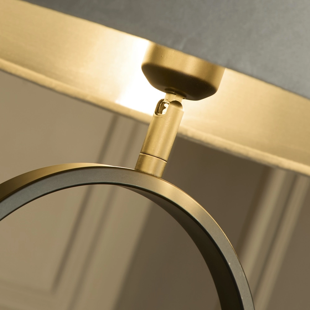 Lampadaire Modish Noir avec capuche grise Searchlight 5053423307565