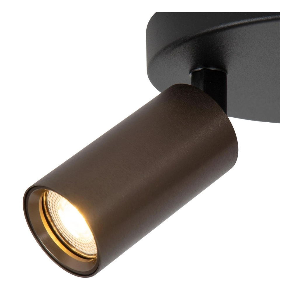 Projecteur de plafond Ritmo mini GU10 3-marron café clair Lucide 5411212094025