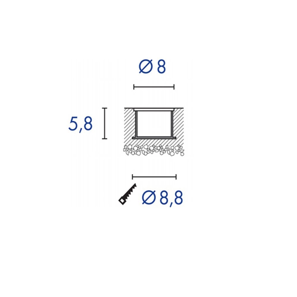 Spot de terre LED Dasar Flat SLV 4024163138048