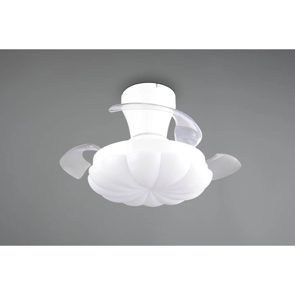 Ventilateur de plafond Boras blanc Ø 60cm Trio 4017807690514