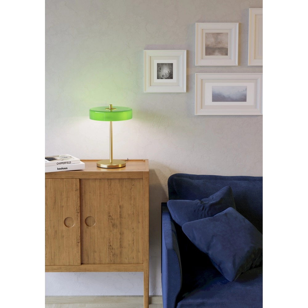 Lampe de table de conception Salve laiton orné de vert Eglo 9008606399444