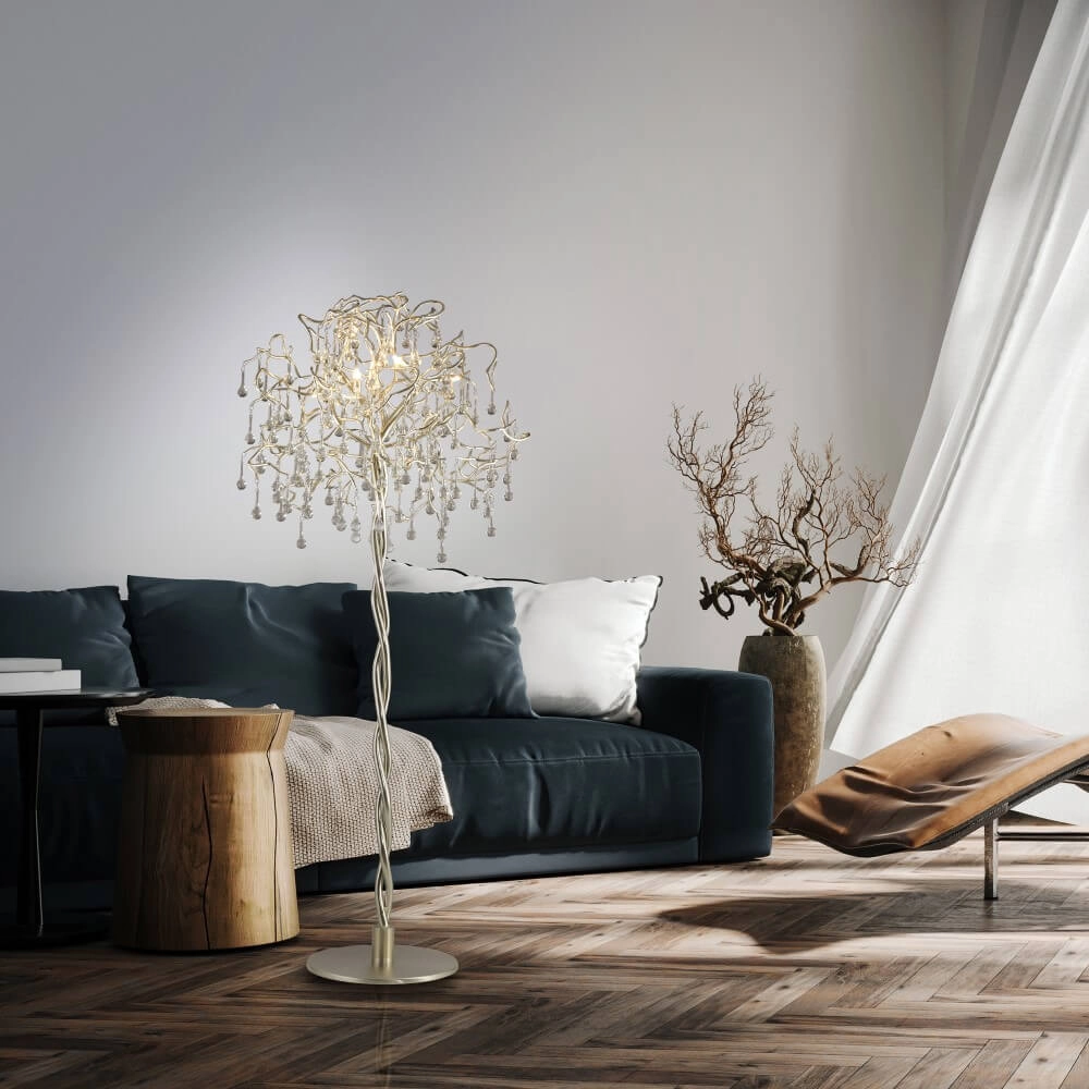 Lustre sur pied Icicle métal Paul Neuhaus 4012248332948