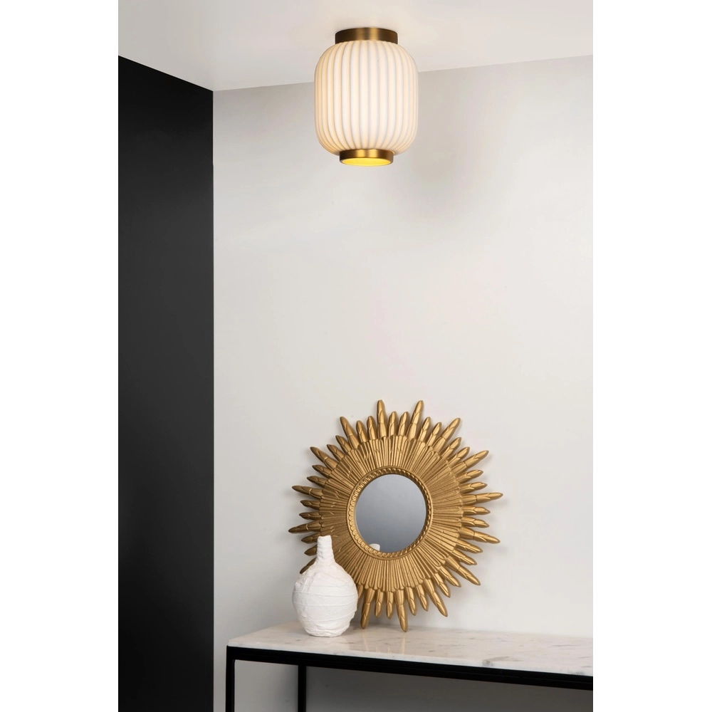 Lampe de plafond à design Gosse Or avec blanc Lucide 5411212134172