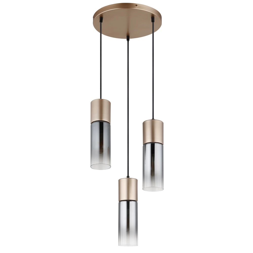 Lampe pendante à 3 lampes Annika Conception marron Globo 9007371528905