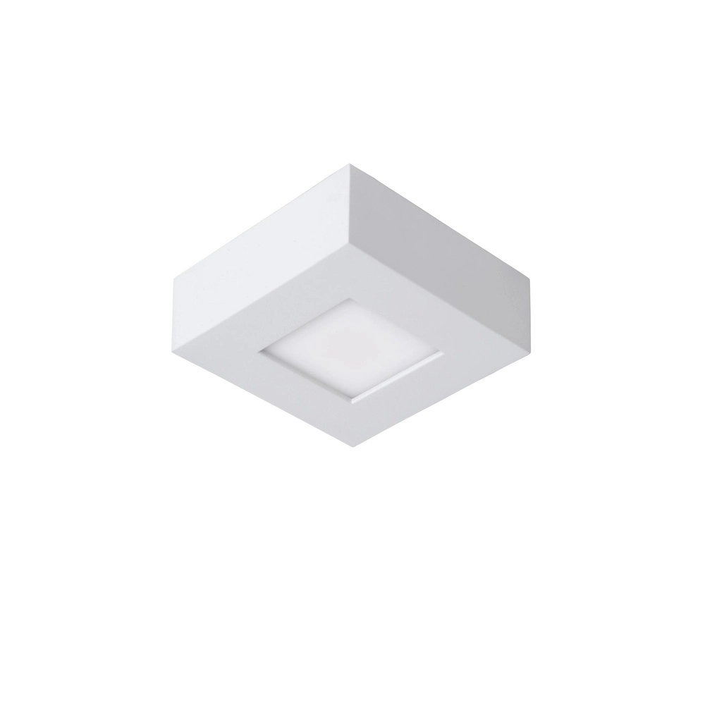 Éclairage de plafond Brice-Led 10,8 cm carrés blanc IP44