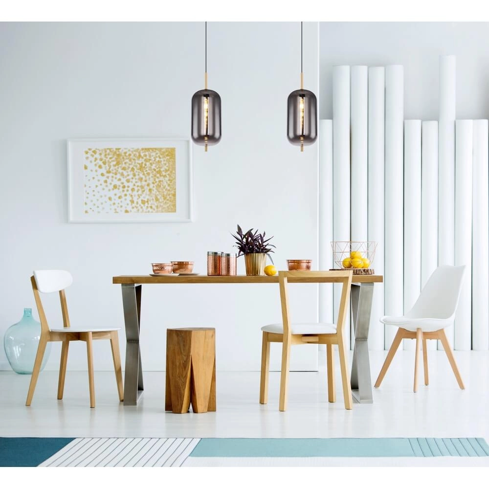 Suspension dorée Blacky I simple Ø 22cm Globo 9007371425037