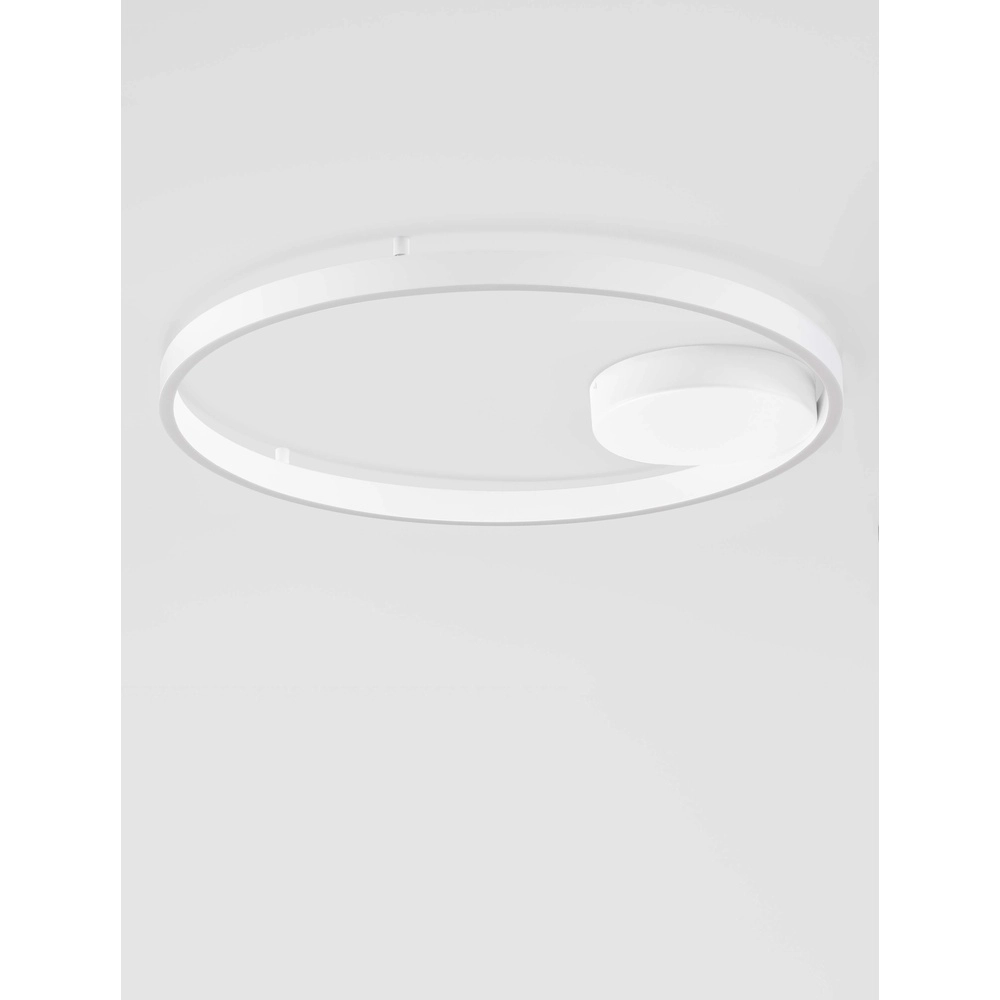 Plafonnier Hedra rond Ø 60cm blanc Lyora 5212017448873