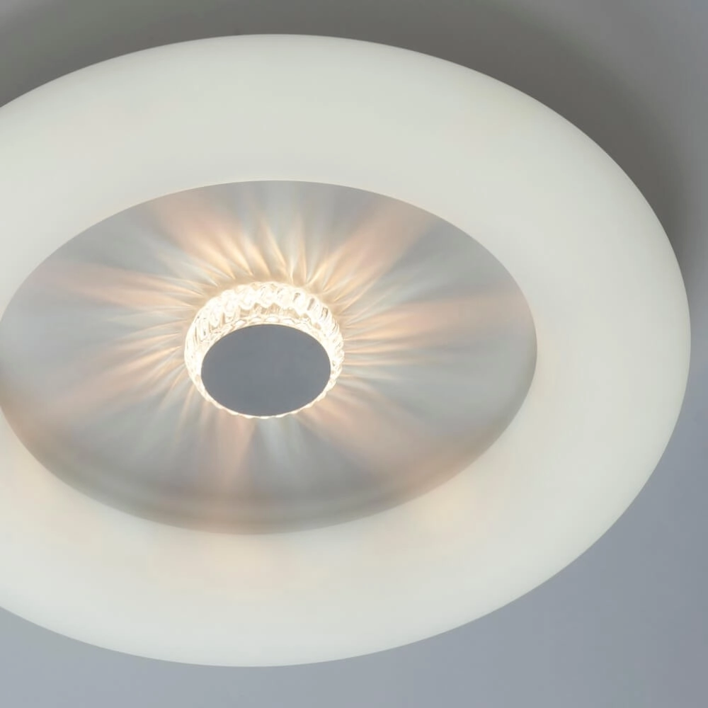 Plafonnier rond Vertigo blanc Ø 50cm Just Light 4043689992408