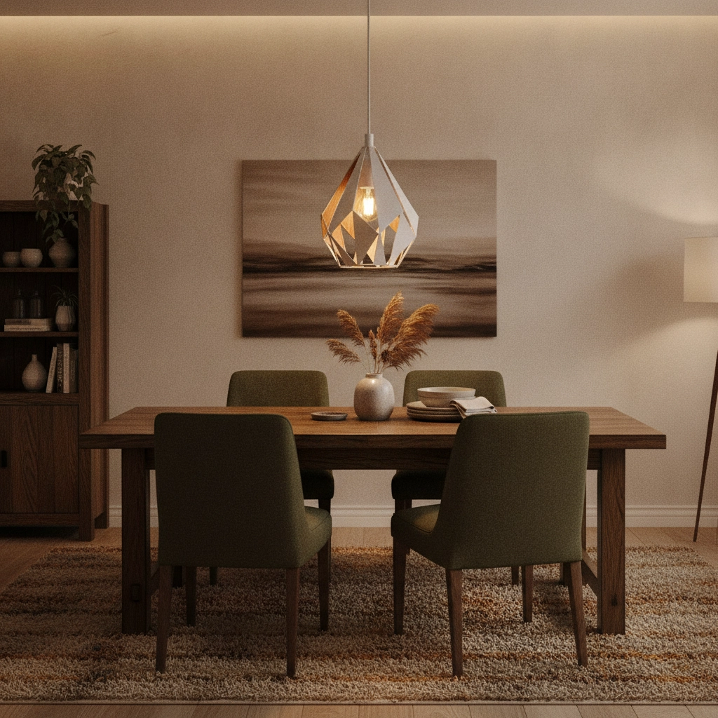 Lampe suspendue Carlton 1 20cm blanc avec de l'or