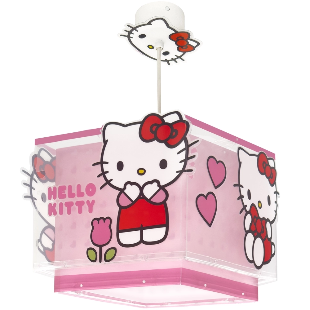 Suspension Hello Kitty rose