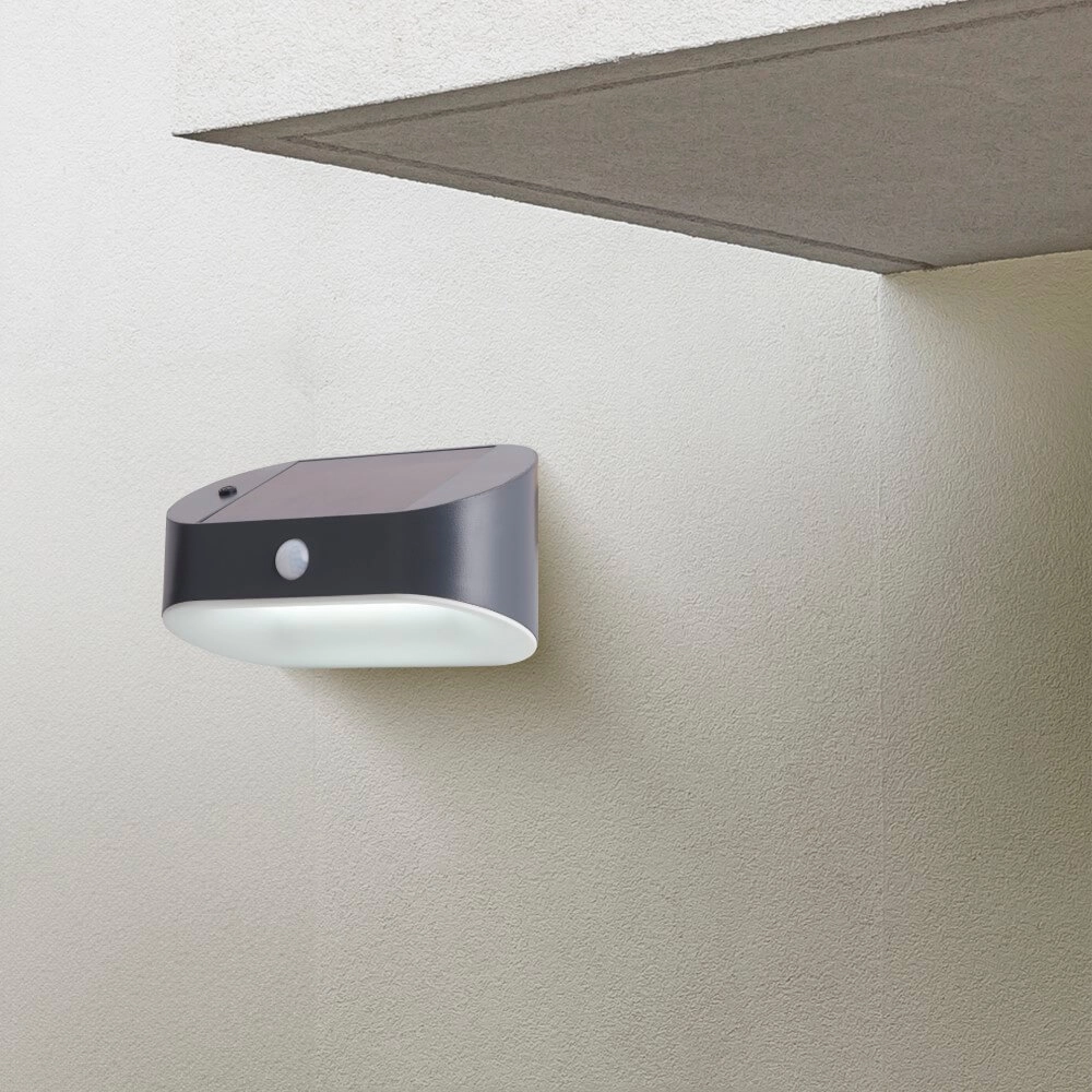 Applique anthracite Solar conception Searchlight 5053423241456