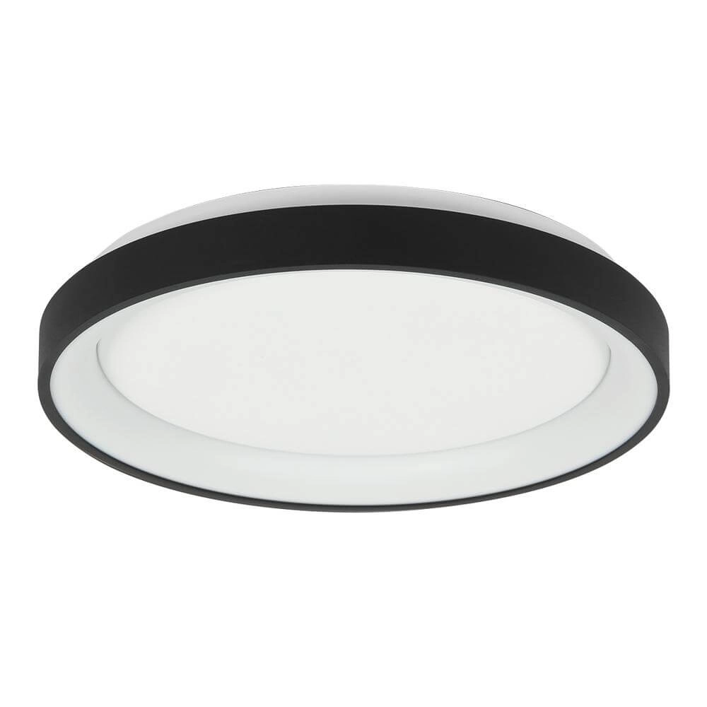 Plafonnier Ringlede design noir Ø 38cm Steinhauer 8712746171952