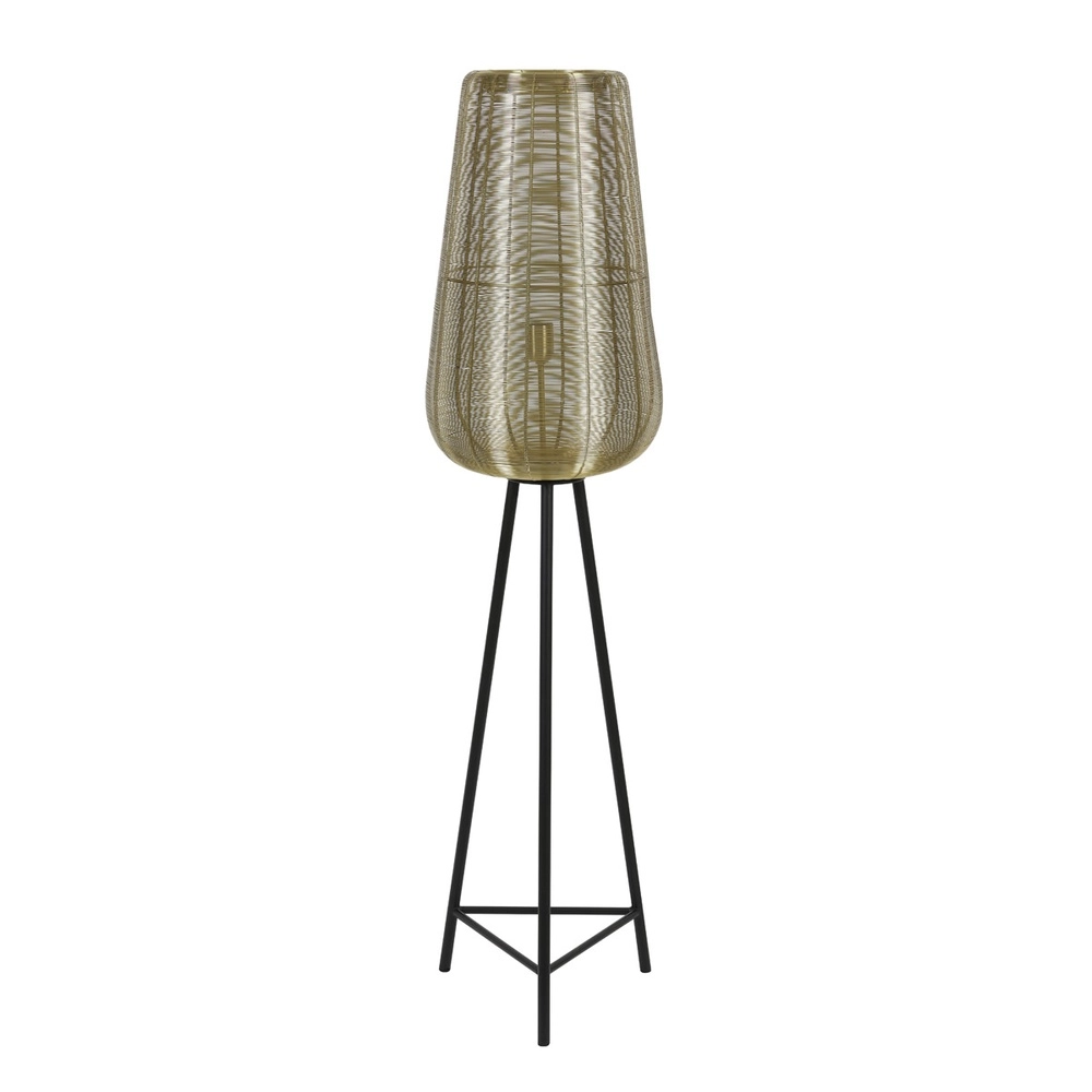 Lampe sur pied trépied Adeta Or 147cm Light & Living 8717807601317