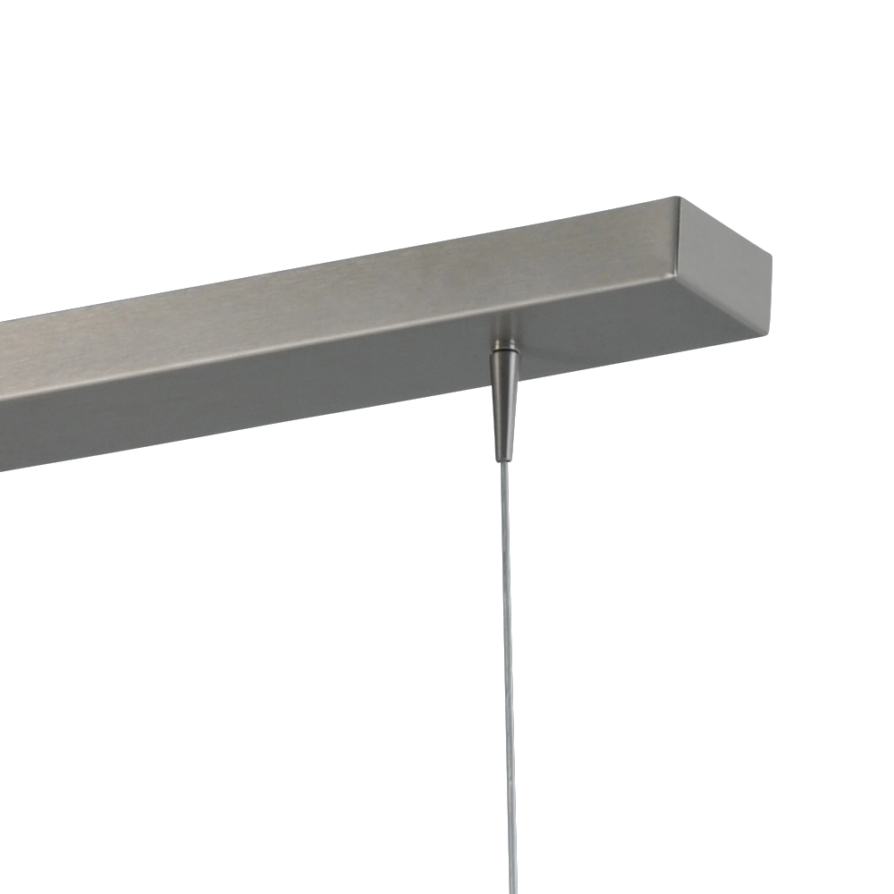 Lampe suspendue à 4 lumières Scala 130 cm nickel Ø 20 cm Masterlight 8718121334905