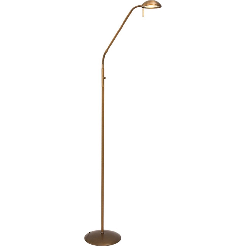 Lampadaire LED Mexlite 180cm - Brun bronze 2700K