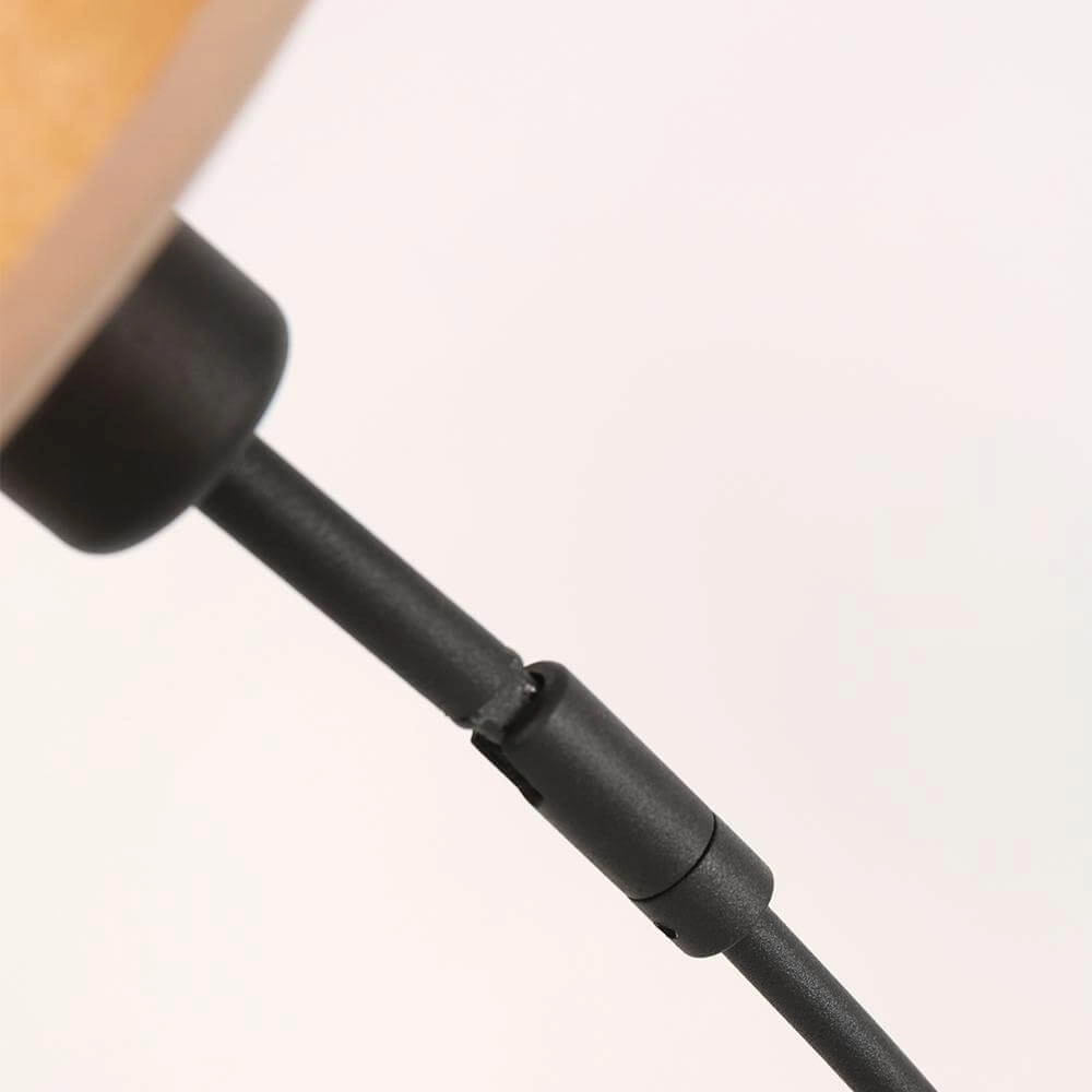 Lampadaire Bambus Noir avec bambou 5 lumières Steinhauer 8712746171464