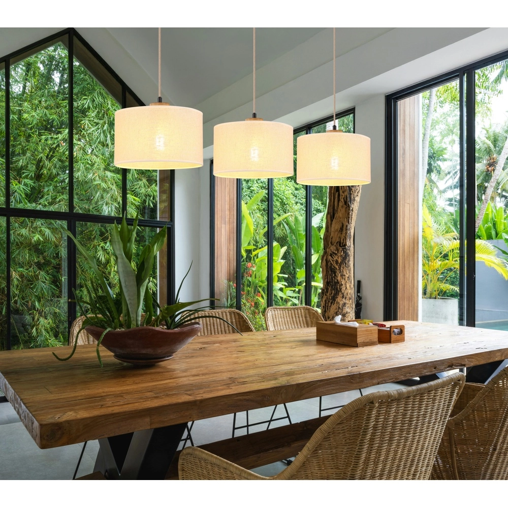 Lampe pendante de conception Jule 3-lumière Globo 9007371589333