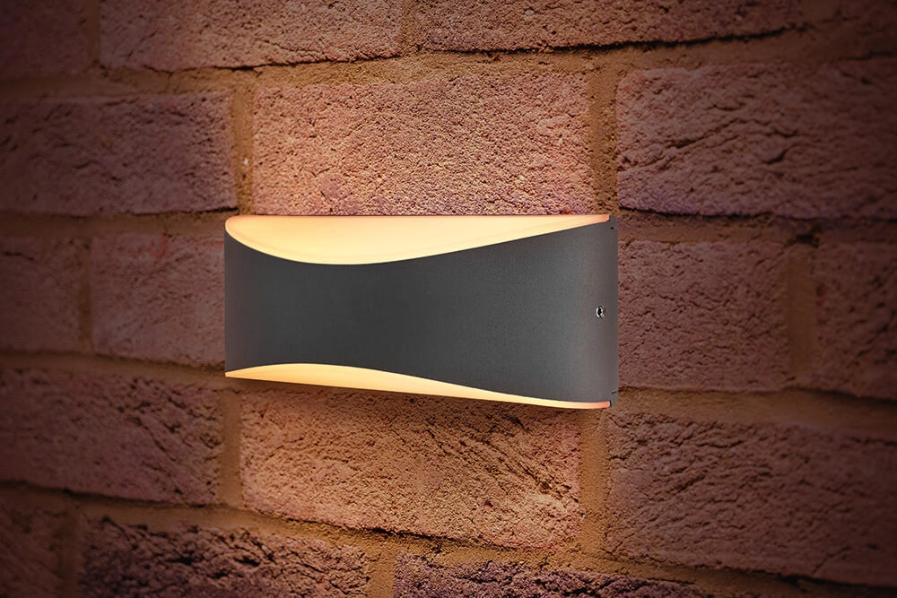 Lampe d'extérieur design Wave Anthracite Lyora 5055788232445