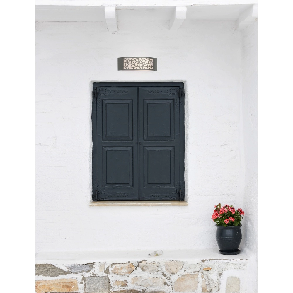 Applique murale grise Zenith ovale Lyora 5212017435521