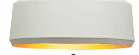 Lampe à suspension blanche avec or Cornet Artdelight 8719831730872