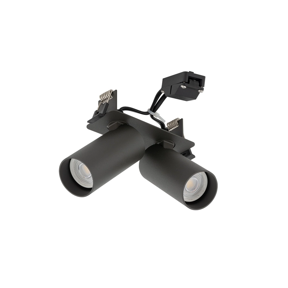 Projecteur double encastré Fourty Orientable - gris foncé Lyora 5903139114738