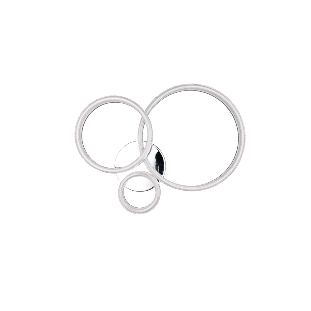 Lampe de plafond moderne Mova M chrome Trio 4017807682199