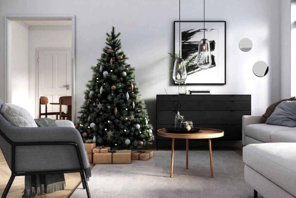 Miroir avec lampe Ring Led Mirror L chromé Lyora 5903139102780